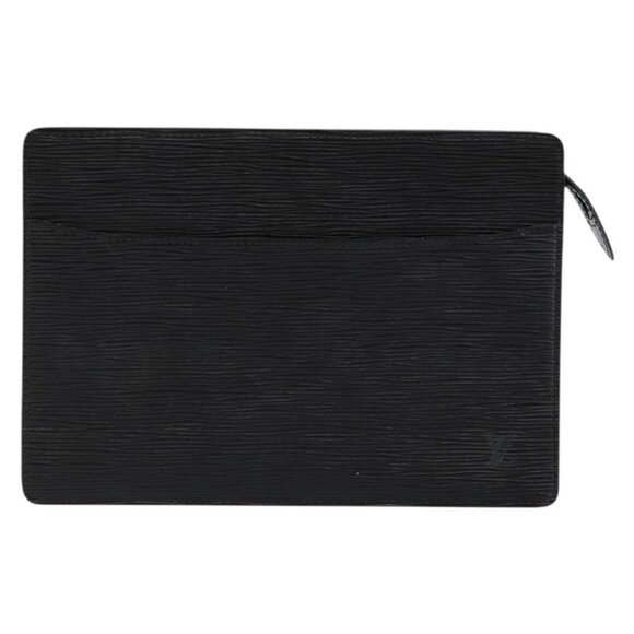 Louis Vuitton Handbags - LOUIS VUITTON Epi Pochette Homme Clutch Bag Black Noir M52522 LV Auth ep11385